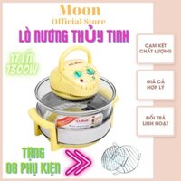 Lò thủy tinh, nồi chiên không dầu, nướng chân không 17 lít Gali 1300w, tặng 8 phụ kiện, bảo hành 12 tháng Moon store