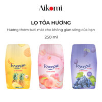 Lọ tỏa hương Lovenose thơm 60 ngày, an toàn, thanh lọc không khí, sáp khử mùi phòng thế hệ mới 250ml - Hương Dứa