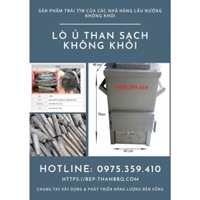 Lò ủ than hoa, lò ủ than mùn cưa, lò ủ than trắng, sản phẩm tuyệt vời cho nhà hàng lẩu nướng BBQ