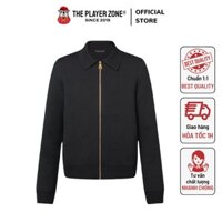 Lờ Vê Jacket - Áo Khoác Lờ Vê Blason Embossed Wool Blouson - Đen