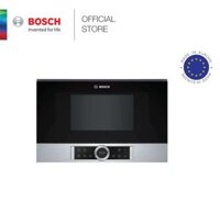 Lò Vi Sóng Âm Tủ Bosch BFL634GS1B Series 8, Dung Tích 21L, Công Suất 900W, Điều Khiển Cảm Ứng, Nhập Đức, Bh 12 Tháng, Hàng Chính Hãng