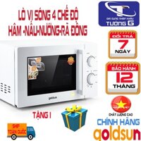 Lò Vi Sóng Cao Cấp Goldsun {Điện Tử Và Loại  Cơ} 20L [Mặt Kiếng Chịu Lực Trong Suốt] {Chống Cháy Nổ} Bao Đổi Trả 7 Ngày