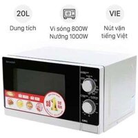 Lò Vi Sóng Cơ Có Nướng Sharp R-G222VN-S 20 lít - Chính Hãng