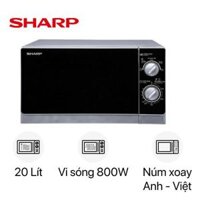 Lò vi sóng cơ không nướng SHARP R-203VN-M 20L