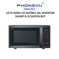 Lò vi sóng có nướng 28L Inverter Sharp R-G728XVN-BST - Bảo hành 12 tháng