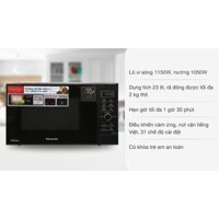 Lò vi sóng có nướng inverter 23 lít Panasonic NN-GD37HBYUE