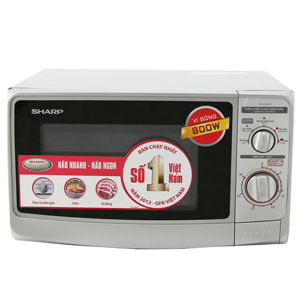 Lò vi sóng Sharp R21A1SVN (R-21A1-S-VN) - Lò cơ, 22 lít, 800W, không nướng