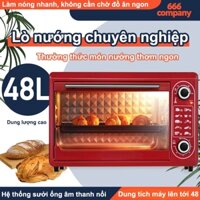 Lò vi sóng dung tích lớn 50L, hẹn giờ, đa chức năng, làm bánh, trà chiều tráng miệng, chức năng hẹn giờ thông minh, nhiề