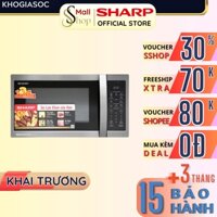 Lò vi sóng Inverter Sharp 28 Lít Chính hãng 1100W, giá tốt có trả góp, tiết kiệm điện R-G728XVN-BST - SSHOP OFFICIAL