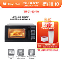 Lò Vi Sóng Kết Hợp Nướng Sharp R-G273VN-B 20L