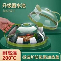 Lò vi sóng Micro Lò vi sóng Làm nóng Nắp đặc biệt Chịu nhiệt độ cao Nắp chống bắn nước cấp thực phẩm Vỏ đĩa chịu nhiệt bằng nhựa trong suốt Nắp giữ tươi / df