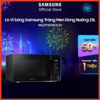 Lò Vi Sóng Samsung Tráng Men Dòng Nướng 23L - Đen (MG23T5018CK) ( sale )