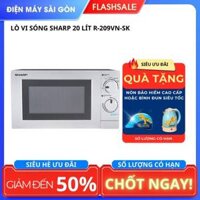 Lò Vi Sóng Sharp 20 Lít R-209VN-SK [Mở cửa dạng nút ấn]