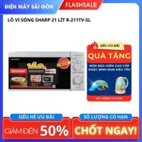 Lò vi sóng Sharp 21 lít R-211TV-SL [Chuông báo khi nấu xong]