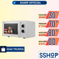 Lò vi sóng Sharp 23 Lít Chính hãng 900W, giá tốt giao ngay, Microwave hâm nóng, rã đông R-32A2VN-S - SSHOP MALL