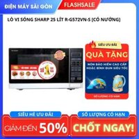 Lò vi sóng Sharp 25 lít R-G572VN-S [Có nướng]