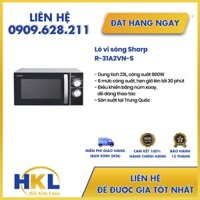 Lò vi sóng Sharp R-31A2VN-S 23 lít đen,hàng chính hãng, bảo hành 1 năm,mới 100%