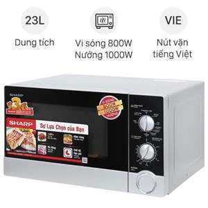 Lò vi sóng Sharp R-G302VN-S, có nướng, 23 lít