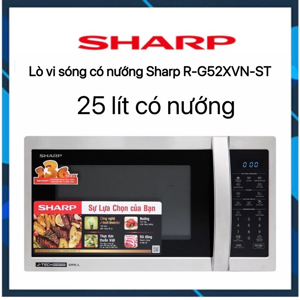 Lò vi sóng Sharp R-G52XVN-ST - 25 lít