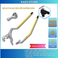 Lơ via ra vào lốp bộ móc tháo lắp lốp, bộ cào vỏ không săm xe tải bằng tay, Kako Store