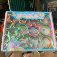 Lò xo cầu vồng ma thuật có nhũ nhiều hình cho bé (hộp 12 chiếc)