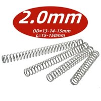 Lò xo nén d2.0mm OD13 / 14 / 15mm dài15mm-150mm SUS304
