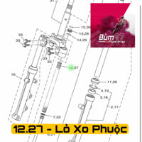 Lò Xo Phuộc Trước EXCITER 155 (12.27)