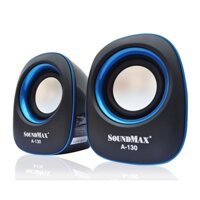 Loa 2.0 SoundMAX A130 (Xanh,Đen)