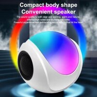 Loa 360 độ không dây ngoài trời DIAPER & CORED với đèn khí quyển RGB Loa siêu trầm Thanh âm thanh nổi TWS Connecg Thẻ TF YTH