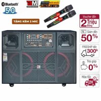 Loa 4 Tấc Đôi [ Trả Góp 0% ] Bass 40 BM-K65 ( Lưới Đen ) Công Suất Lớn 3500w W7