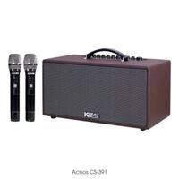 Loa Acnos CS391 – Bass Đôi 14cm, 100W, Kèm 2 Micro Không Dây