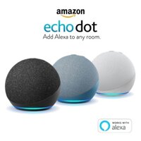 Loa Alexa Amazon Echo Dot (gen 4) - Loa thông minh bluetooth Hoàn toàn mới [Nhập chính hãng từ Amazon USA,Japan]