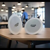 Loa âm trần VAT15_SG Goldsound (Số lượng 01 loa), Bass 10 cm, công suất thực 15w, Thiết kế hình tròn, hoàn toàn màu trắng, sang trọng, độ thẩm mỹ cao