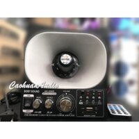 Loa bán hàng rong - Combo Ampli mini 12V và Loa Nén 10W