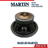 Loa bass 20 Martin xương sắt từ đại 120 gân mút coil 4 lớp màng vải cao cấp - giá 1 chiếc