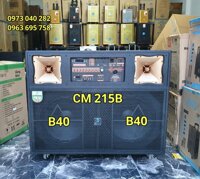 loa bass 40 đôi công suất lớn CM 215B hát hay như ca sĩ mẫu mới nhất 2023