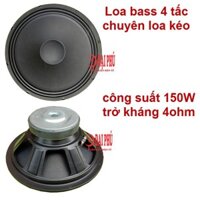Loa Bass 40 loa bass 4 tấc cho loa kéo 150W - 250W 4Ohm cho mạch loa kéo (1 cặp)