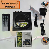Loa bẫy chim trợ giảng Q92 mẫu mới + Bluetooth + Remote điều khiển từ xa