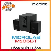 Loa Bluetooth 2.1 Microlab M106BT | Thiết kế nguyên khối mạnh mẽ | Hệ thống loa 2.1 | Hàng chính hãng