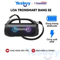 Loa Bluetooth 5. di động TRONSMART BANG SE – Đèn LED - Công suất 40W - Chống nước IPX6 - Hàng chính hãng - Bảo hành 12
