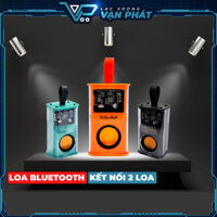 Loa Bluetooth 5.0 Mini Peterhot Trong Suốt, Đèn Led Nhiều Màu