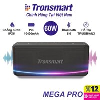 Loa Bluetooth 5.0 Tronsmart Element Mega Pro Công Suất 60W - Hỗ trợ Thẻ TF/USB/AUX/TWS và NFC - Chính Hãng