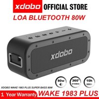 Loa Bluetooth 5.3 Xdobo Wake 1983 Plus Công Suất 80W, Chống nước IPX7 Âm Thanh Nổi, Hỗ trợ Thẻ TF,AUX, TWS - BH 12 Tháng