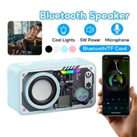 Loa Bluetooth 5.3,Loa Không Dây V1 Mini Cầm RGB Tay Hỗ Trợ Kết Nối TF Cho Máy Tính/Điện thoại/Laptop