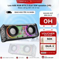 Loa bluetooth A88 led nháy theo nhạc RGB, công suất 10W, nghe nhạc cực chất