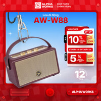 Loa Bluetooth Alpha Works AW W88 Công Suất PEAK 90W Bluetooth 5.3 Pin 5000 mAh Sử Dụng Tới 34h Liên Tục Kết Nối 2 Loa