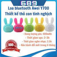 Loa Bluetooth AWEI Y700 Tai Thỏ Ngộ Nghĩnh Đáng Yêu, Loa Phát Nhạc Thiết Kế Bắt Mắt, Âm Thanh Chân Thực