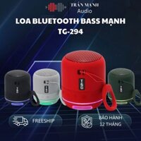 Loa bluetooth bass mạnh TG-294 - Loa mini có mic, thiết kế nhỏ gọn, hỗ trợ thẻ nhớ TF USB AUX kêt nối laptop PC