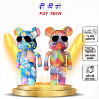 Loa bluetooth Bearbrick B5+ hình gấu cực hot,loa không dây mini decor đẹp cùng âm thanh sống động nhạc lời hay có BH