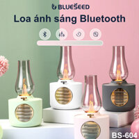 Loa Bluetooth Blueseed BS-604, Âm thanh vòm 360°, Ánh nến mô phỏng, Pin 1200mAh, IPX4 chống nước, Chính Hãng - WOW